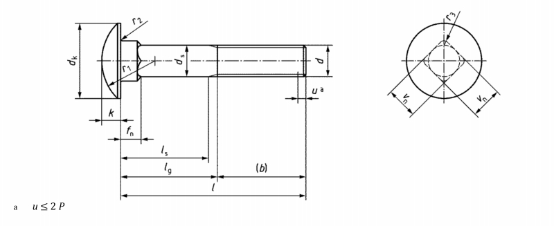 Cup Head Square Neck Bolt DIN 603 Cup Head Square Neck Bolt DIN 603